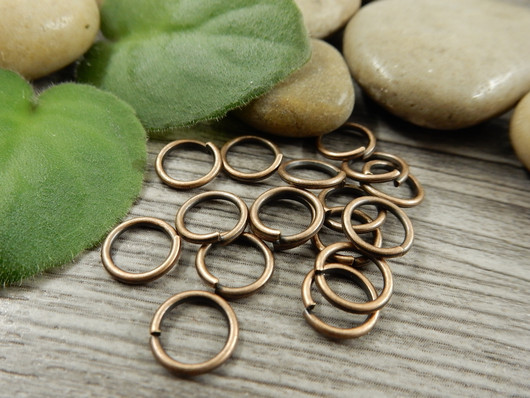 Välirengas, 8x1mm, avattava, kupari, 50kpl