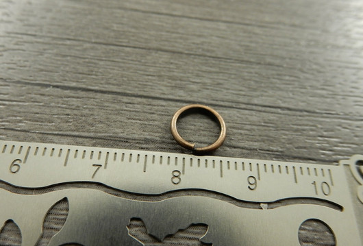 Välirengas, 8x1mm, avattava, kupari, 50kpl