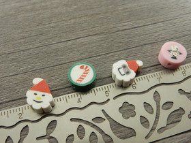 Fimohelmi joulu, 10mm, mixsetti, 20kpl