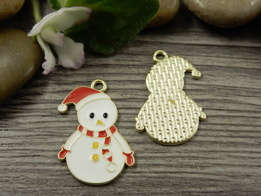 Lumiukkoriipus, 21x17mm, moniväri, 1kpl