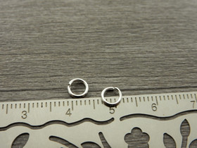 Välirengas, 5x0.8mm, avattava, rst/ kirkashopea, 10kpl