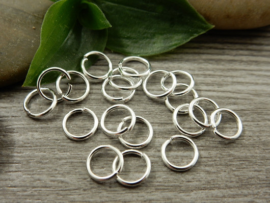 Välirengas, 6x0.8mm, avattava, rst /kirkashopea, 10kpl