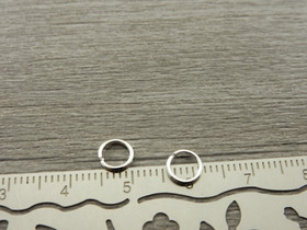Välirengas, 6x0.8mm, avattava, rst /kirkashopea, 10kpl