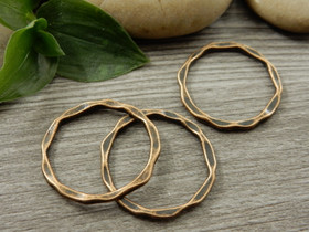 Linkki ympyrä, 22x1.7mm, umpi, kupari, 1kpl