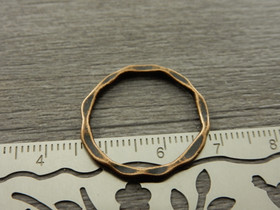 Linkki ympyrä, 22x1.7mm, umpi, kupari, 1kpl
