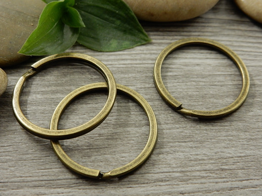 Avainrengas, 25mm, pronssi, 1kpl