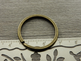 Avainrengas, 25mm, pronssi, 1kpl