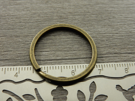 Avainrengas, 25mm, pronssi, 1kpl