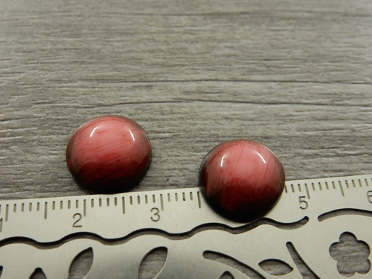 Kapussi hohde, 12mm, punainen, 1kpl