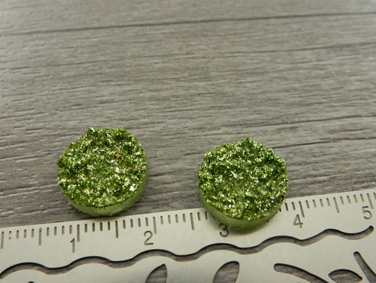 Kapussi rösöpinta, 12mm, vaaleanvihreä, 1kpl