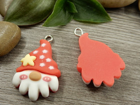 Tontturiipus, 31x18mm, punainen, 1kpl