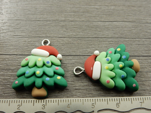 Kuusiriipus, 29x22mm, vihreä, 1kpl