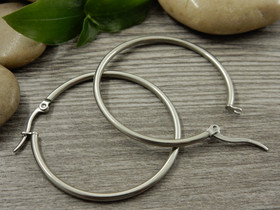 Korvakorurengas huggie, 38.5x2mm, rst, 1pari