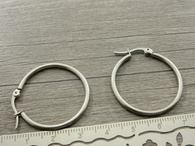 Korvakorurengas huggie, 29.5x2mm, rst, 1pari