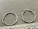 Korvakorurengas, 29.5x2mm, rst, 1pari