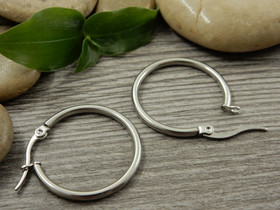 Korvakorurengas huggie, 24.5x2mm, rst, 1pari