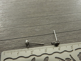 Korvakorutappi lenkillä, 4x14mm, rst, 10paria