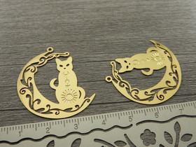 Kuukissariipus, 32x30mm, kulta, 1kpl