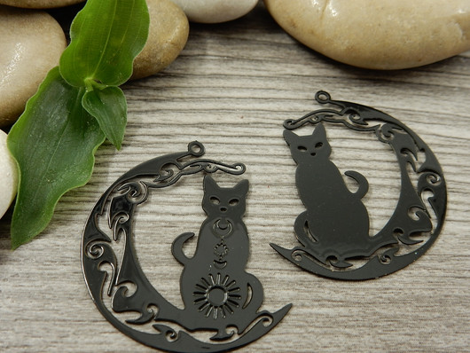 Kuukissariipus, 32x30mm, musta, 1kpl