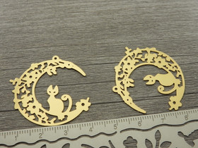 Kuukissariipus, 35x32mm, kulta, 1kpl