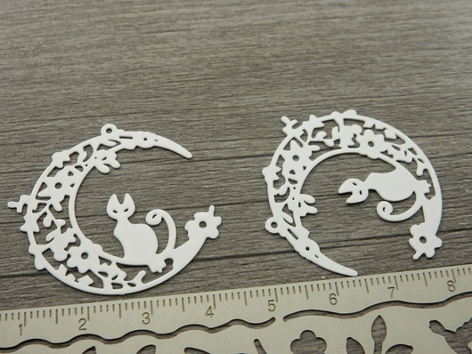 Kuukissariipus, 35x32mm, valkoinen, 1kpl