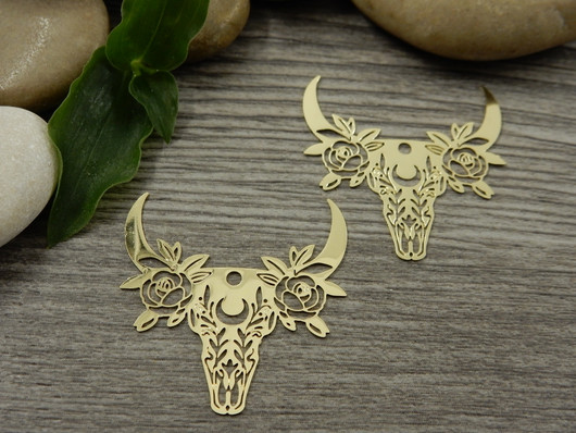 Kalloriipus, 28x30mm, vaaleakulta, 1kpl