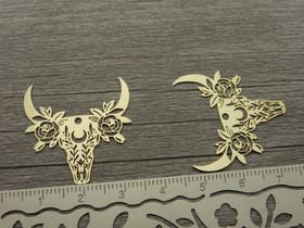 Kalloriipus, 28x30mm, vaaleakulta, 1kpl