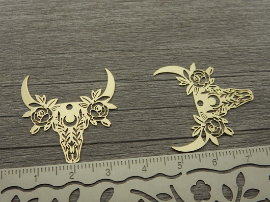 Kalloriipus, 28x30mm, vaaleakulta, 1kpl