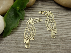 Papukaijariipus, 25x20mm, vaaleakulta, 1kpl