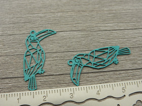 Papukaijariipus, 25x20mm, vihreä, 1kpl