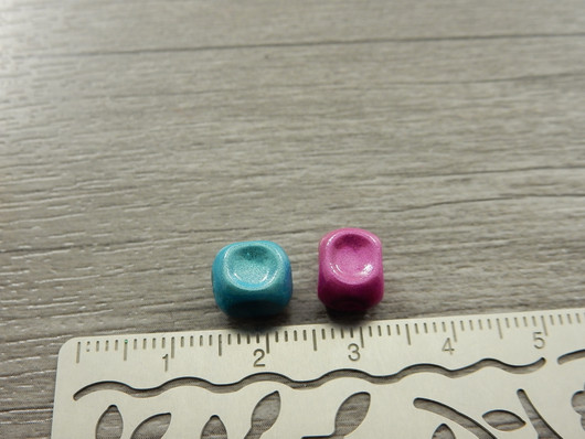 Heijastava helmi, 7x8mm, mix setti, 50kpl