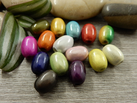 Heijastava helmi, 8x11mm, mix setti, 15kpl