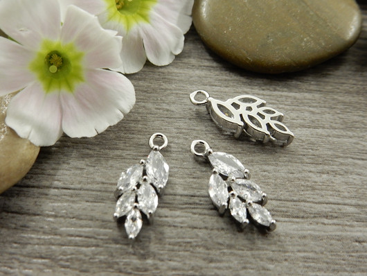 Strassiriipus lehti, 17x7mm, kromi, 1kpl