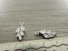 Strassiriipus lehti, 17x7mm, kromi, 1kpl