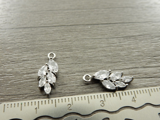 Strassiriipus lehti, 17x7mm, kromi, 1kpl