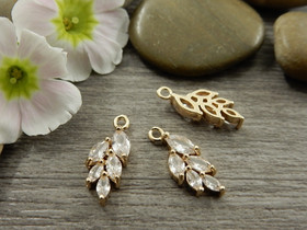 Strassiriipus lehti, 17x7mm, vaaleakulta, 1kpl