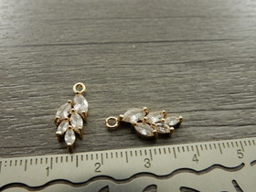 Strassiriipus lehti, 17x7mm, vaaleakulta, 1kpl