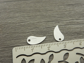 Pisarariipus, 12x6mm, kromi, 1kpl