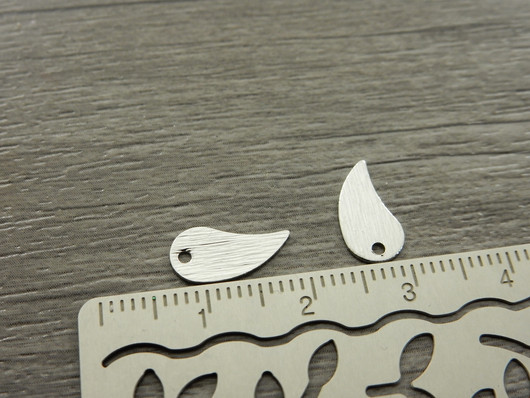 Pisarariipus, 12x6mm, kromi, 1kpl