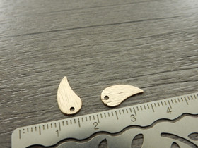 Pisarariipus, 12x6mm, vaaleakulta, 1kpl