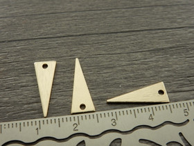 Kolmioriipus, 17x7mm, vaaleakulta, 1kpl