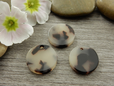 Ympyräriipus kuvio, 13.5mm, moniväri, 1kpl
