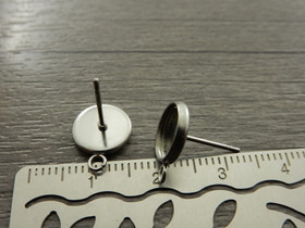 Korvakorutappi kapussille lenkillä, 8mm, rst, 1pari