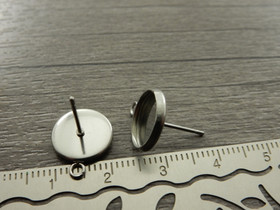 Korvakorutappi kapussille lenkillä, 10mm, rst, 1pari