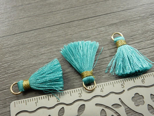 Tasseliriipus, 25mm, minttu, 1kpl