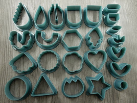 Muotti setti, eri kokoja, petrooli, 24kpl