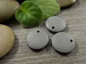 Puuriipus ympyrä, 15mm, harmaa, 1kpl