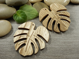 Puuriipus lehti, 49x45mm, ruskea, 1kpl