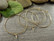 Korvakorurengas, 30x0.7mm, vaaleakulta/rst, 1pari