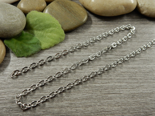 Ankkuriketju, 3.8x3x0.6mm, rst, 1m